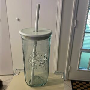 Starbucks Clear Tumbler with Straw